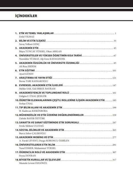 Akademik Etik ve Bilim