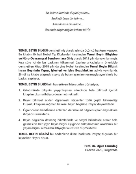 Temel Beyin Bilgisi: İnsan Beyninin Yapısı, İşlevleri ve İşlev Bozukluğu