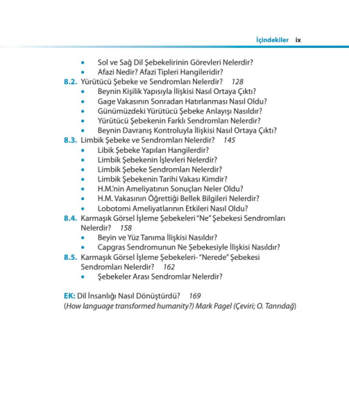 Temel Beyin Bilgisi: İnsan Beyninin Yapısı, İşlevleri ve İşlev Bozukluğu