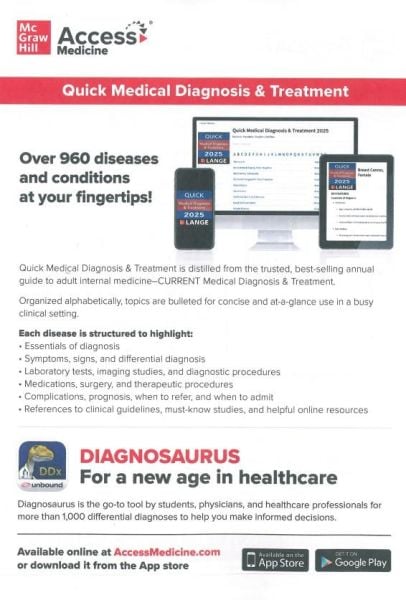 CURRENT Medical Diagnosis and Treatment 2025