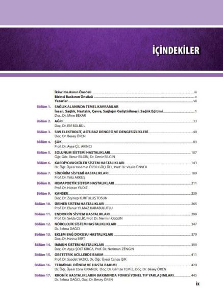 İç Hastalıkları ve Kadın Sağlığı Genişletilmiş ve Güncellenmiş 2. Baskı