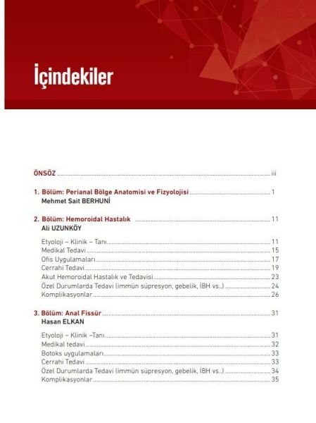 Benign Anorektal Hastalıklar