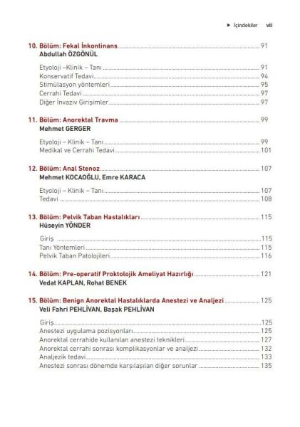 Benign Anorektal Hastalıklar