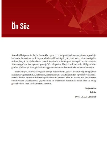 Benign Anorektal Hastalıklar