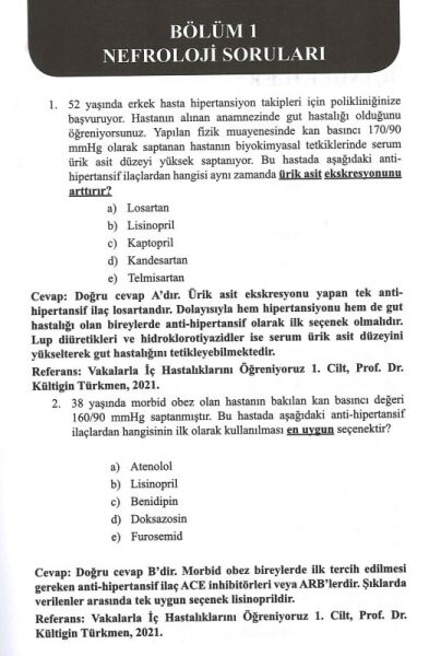 Sorularla İç Hastalıklarını Öğreniyoruz