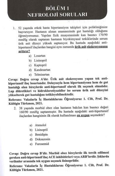 Sorularla İç Hastalıklarını Öğreniyoruz