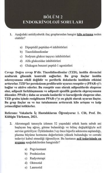 Sorularla İç Hastalıklarını Öğreniyoruz