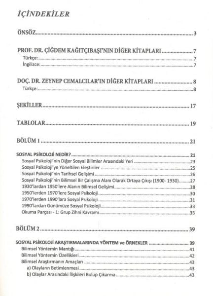 Dünden Bugüne İnsan ve İnsanlar: Sosyal Psikolojiye Giriş