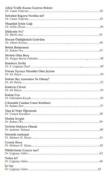 Gülümseten Doktor Anıları