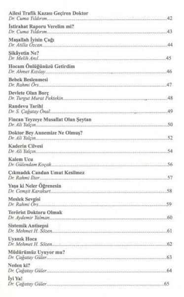 Gülümseten Doktor Anıları