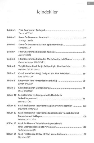 Fıtık Cerrahisi