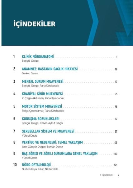Nöroloji Ders Notları: Dönem-5