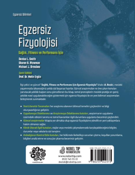 Egzersiz Fizyolojisi Sağlık, Fitness ve Performans
