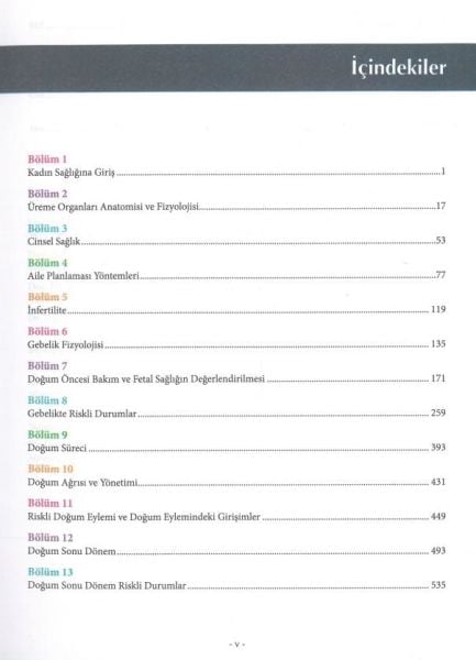 Hemşirelik ve Ebelik İçin Kadın Sağlığı ve Hastalıkları