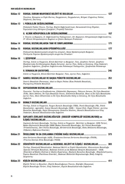 Ruh Sağlığı ve Bozuklukları