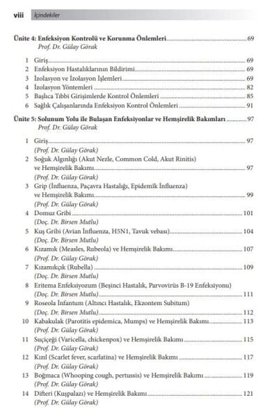 Bulaşıcı Hastalıklar Hemşireliği (Genişletilmiş 3.Baskı)