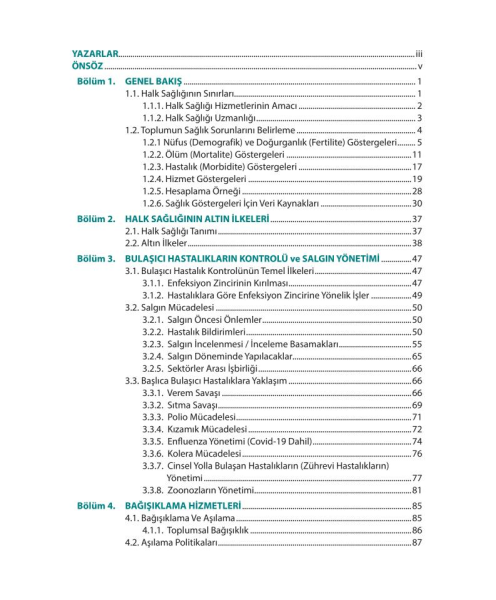 Halk Sağlığı El Kitabı