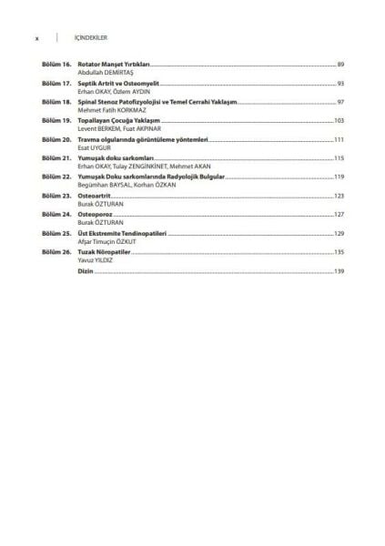 Ortopedi ve Travmatoloji