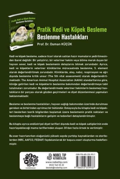 Pratik Kedi ve Köpek Besleme – Beslenme Hastalıkları (Genişletilmiş 3. Baskı)