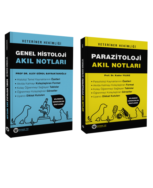 2024 - Veteriner Hekimliği Akıl Notları Seti (10 Kitap)