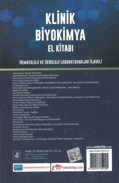 Klinik Biyokimya El Kitabı 3. Baskı