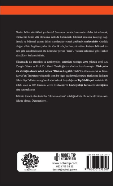 Tıp Sözlükçesi Histoloji ve Embriyoloji Terimleri