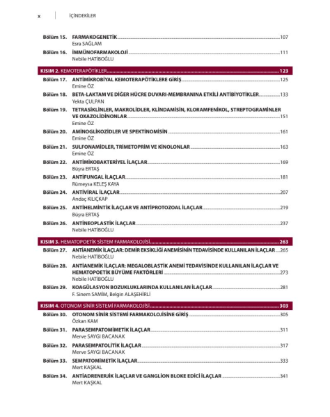 Güncel Bilgiler Işığında Farmakoloji(Medeniyet Üni