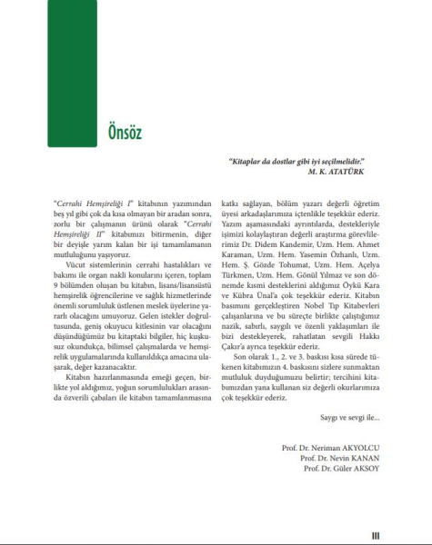 Cerrahi Hemşireliği II ( 4. baskı )
