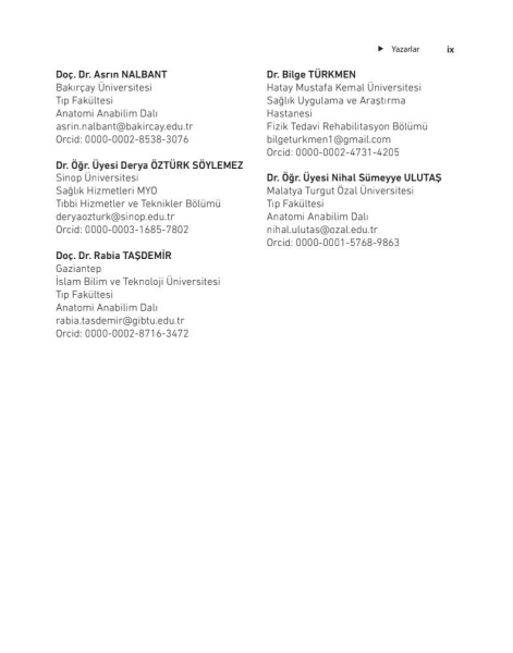 Klinik Yönleriyle Fonksiyonel Nöroanatomi