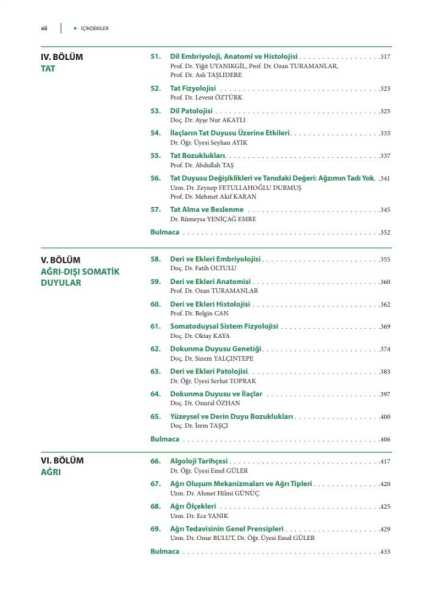 Temelden Kliniğe Duyu Sistemi