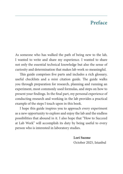 How To Succeed at Lab Work