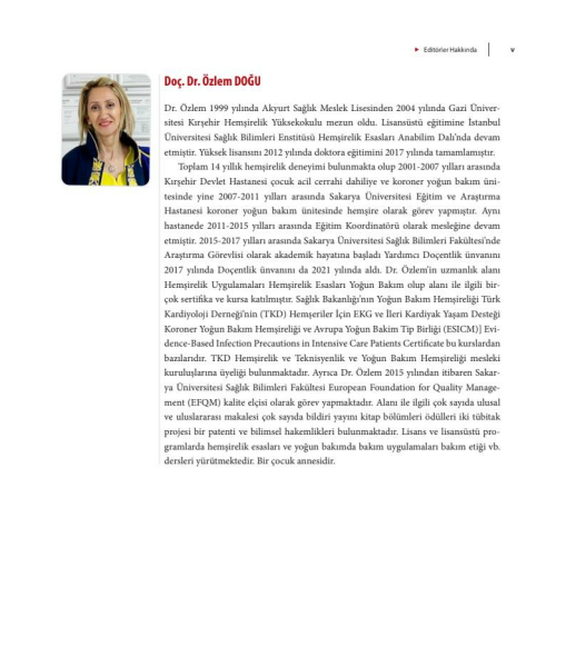 Yoğun Bakım Hemşireliğinin Esasları