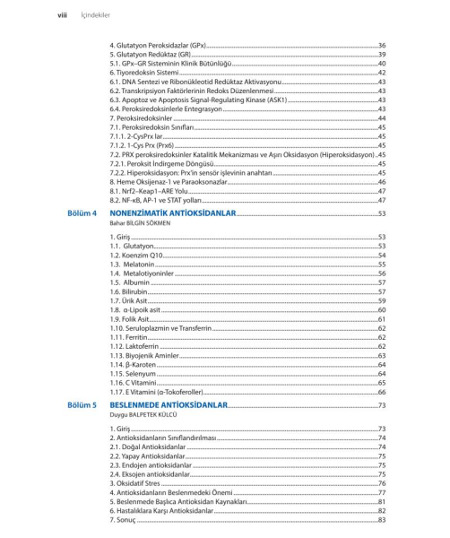 Serbest Radikaller ve Antioksidanlar