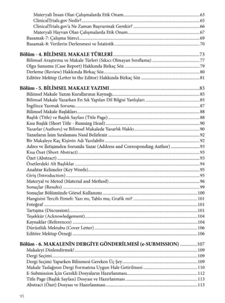 Bilimsel Makale ve Tez Yazımı 8.Baskı