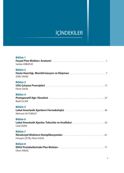 Postoperatif Ağrı Yönetiminde Fasyal Plan Blokları