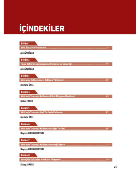Tıbbi Viroloji Laboratuvar Uygulamaları