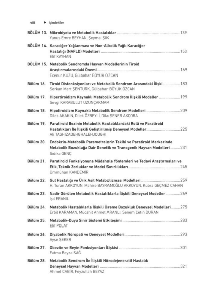 Laboratuvar Hayvanlarında Metabolik