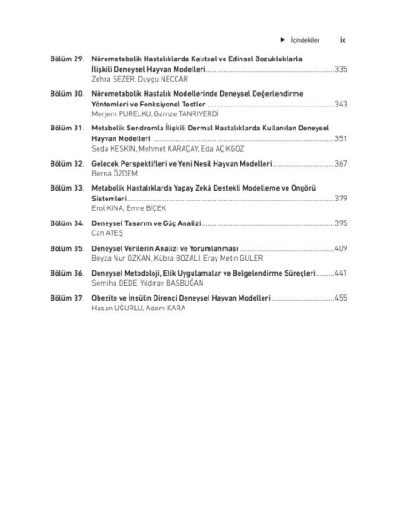 Laboratuvar Hayvanlarında Metabolik