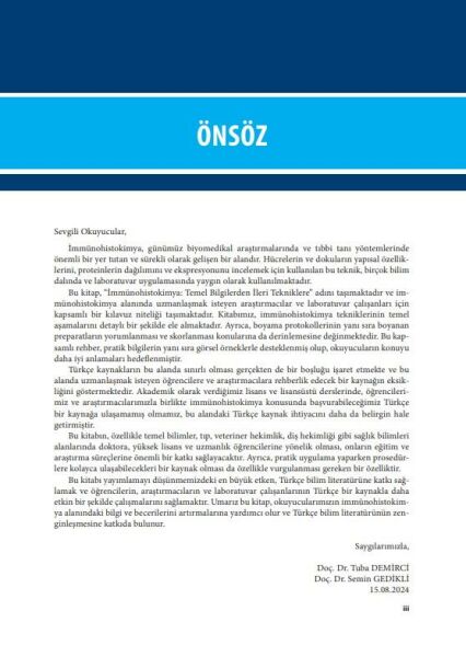 İmmünohistokimya Temel Bilgilerden İleri Tekniklere