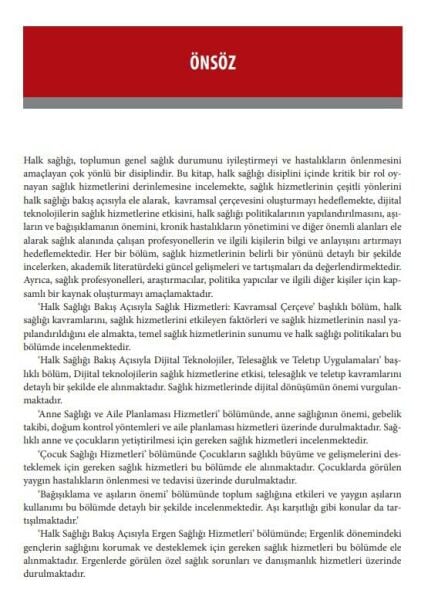 Halk Sağlığı Hizmetleri Sunumunda Öncelikler ve Temel Yaklaşımlar