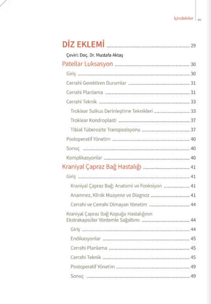 Küçük Hayvan Ortopedisi Arka Ayak