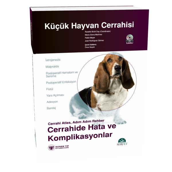 Küçük Hayvan Cerrahisi–Cerrahide Hata ve Komplikasyonlar (Cerrahi Atlas, Adım Adım Rehber) Kitap+DVD