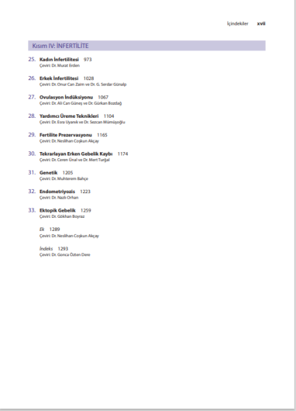 Speroff Klinik Jinekolojik Endokrinoloji ve İnfertilite