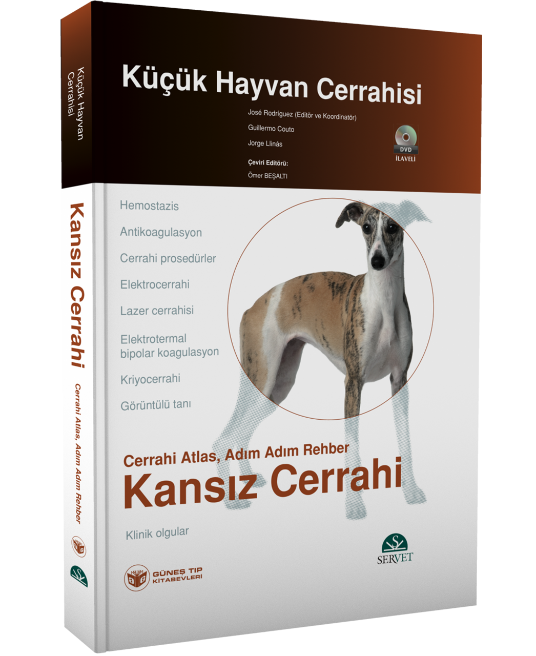 Küçük Hayvan Cerrahisi - Kansız Cerrahi (Cerrahi Atlas, Adım Adım Rehber) Kitap + DVD