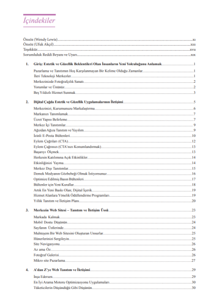 Dijital Çağda Estetik ve Güzellik Uygulamaları (İçerik Yönetimi-İletişim-Tanıtım)