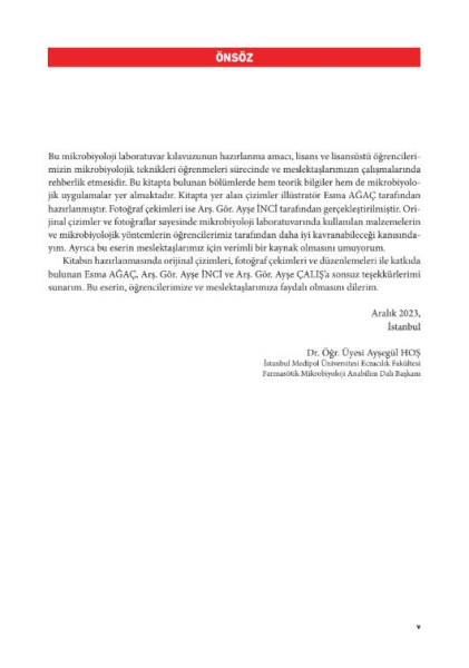 Mikrobiyoloji Laboratuvar Kılavuzu