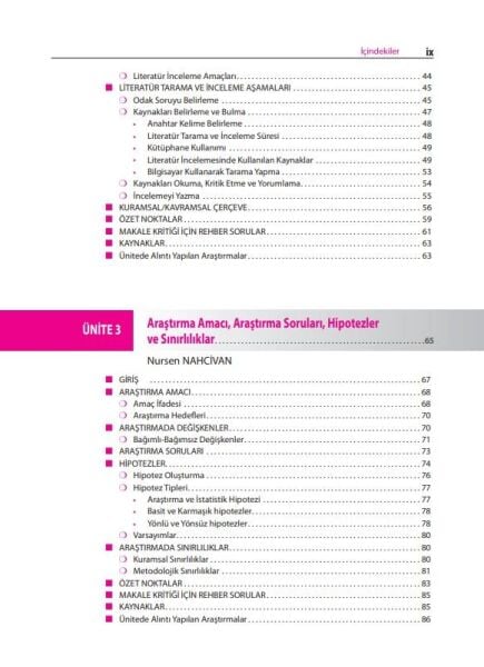 Hemşirelikte Araştırma: Süreç, Ugulama ve Kritik 5. Baskı