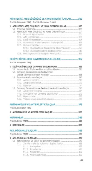 Veteriner İlaç Rehberi: Tedavi El Kitabı 2024