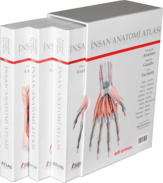 İnsan Anatomi Atlası 3 Cilt + İnternet Erişimi - Anastasi