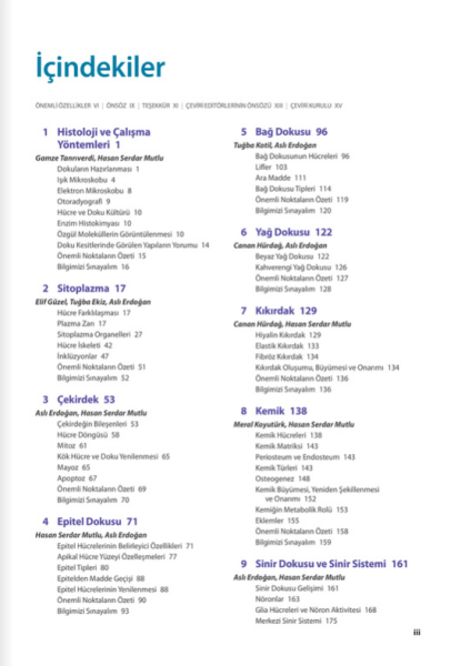 Junqueira Temel Histoloji Konu ve Atlas